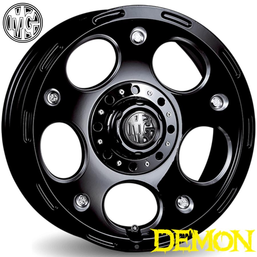 ★数量3台限定★クリムソン（CRIMSON）MGデーモン【MG DEMON】17ｘ8.0 +20 6H/139.7 ブラックサイドマシニング（BK/SM）ｘ4本 ※ランクルFJ/ハイラックス/プラド