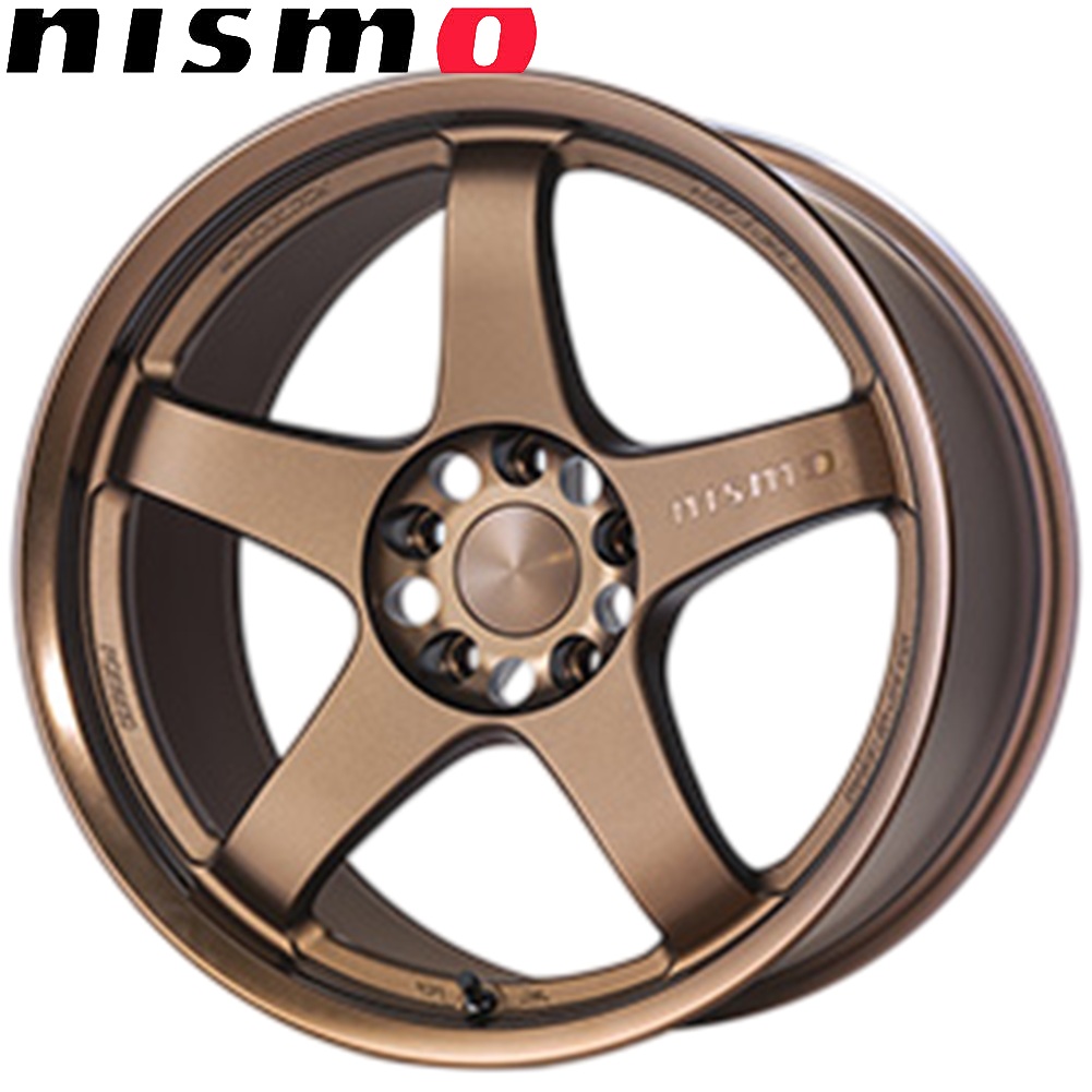 ★数量1台限定★ nismo（ニスモ）LM GT4 マシニング ロゴ バージョン 18 x 9.5 ＋12 5H/114.3 ブロンズ (アルマイト)ｘ4本 ※スカイラインGT-R(BCNR33/BNR34)