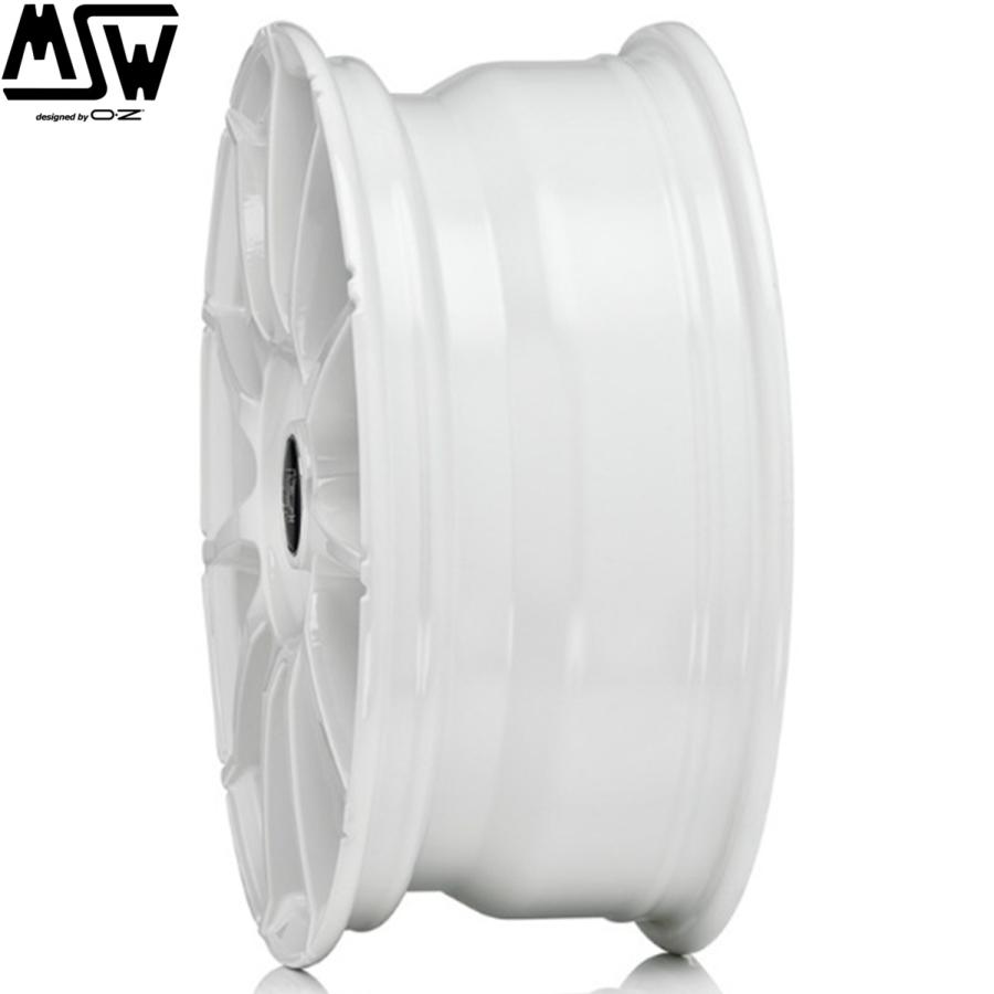 【★残2台 限定カラー★】OZ MSW85-II 17ｘ7.0 +35 4H/98 ホワイト（WH）85-54T ｘ4本 ※アバルト(ABARTH)/フィアット(FIAT)の補足画像