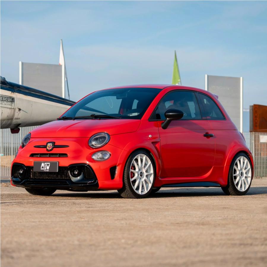 【★残2台 限定カラー★】OZ MSW85-II 17ｘ7.0 +35 4H/98 ホワイト（WH）85-54T ｘ4本 ※アバルト(ABARTH)/フィアット(FIAT)の補足画像