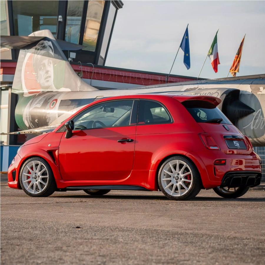 【★残2台 限定カラー★】OZ MSW85-II 17ｘ7.0 +35 4H/98 ホワイト（WH）85-54T ｘ4本 ※アバルト(ABARTH)/フィアット(FIAT)の補足画像