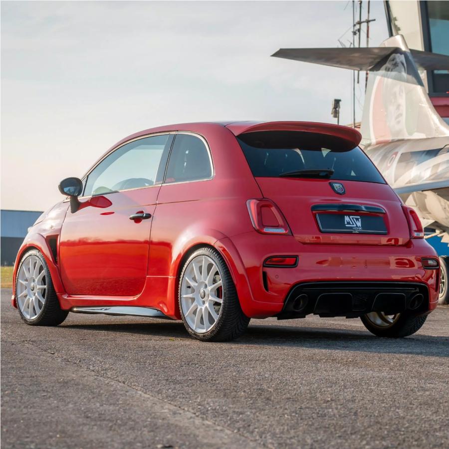 【★残2台 限定カラー★】OZ MSW85-II 17ｘ7.0 +35 4H/98 ホワイト（WH）85-54T ｘ4本 ※アバルト(ABARTH)/フィアット(FIAT)の補足画像