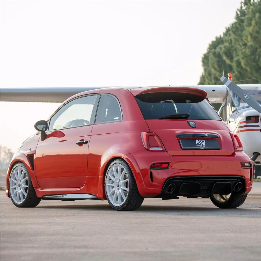 【★残2台 限定カラー★】OZ MSW85-II 17ｘ7.0 +35 4H/98 ホワイト（WH）85-54T ｘ4本 ※アバルト(ABARTH)/フィアット(FIAT)の補足画像
