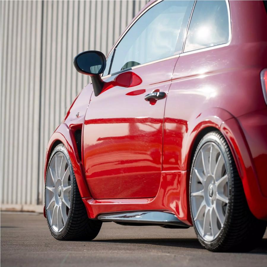 【★残2台 限定カラー★】OZ MSW85-II 17ｘ7.0 +35 4H/98 ホワイト（WH）85-54T ｘ4本 ※アバルト(ABARTH)/フィアット(FIAT)の補足画像